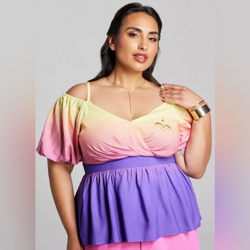 ⭐️NEW Her Universe Star Wars Padme Amidala Cold Shoulder Top PlusSize Exclusive